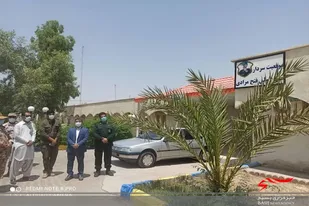 رونمایی از تابلو شهدا در ایرانشهر