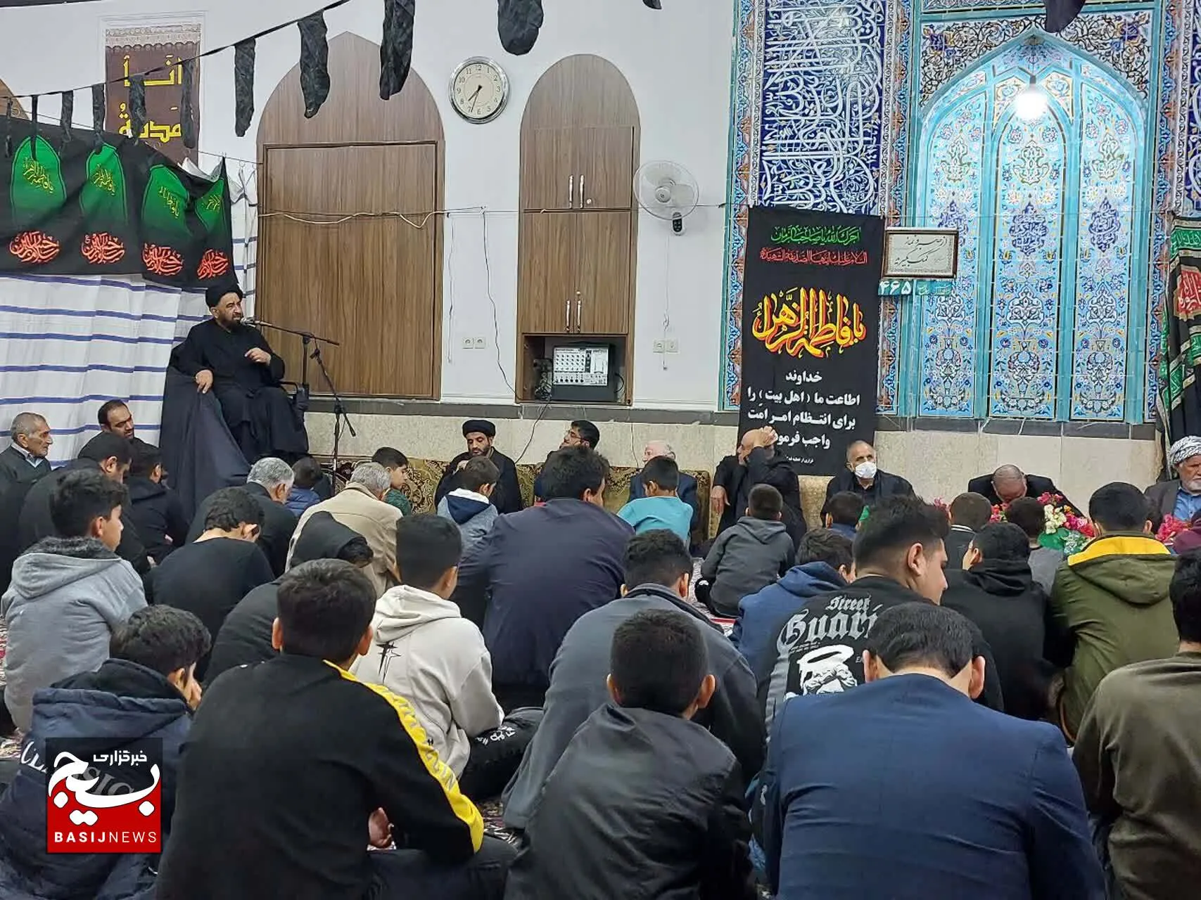 برگزاری مراسم شهادت حضرت زهرا در گتوند