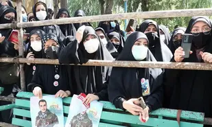 پیکر شهید مدافع حرم محمد اینانلو در البرز تشییع شد