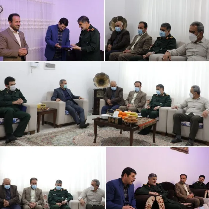 دیدار سردارشاکرمی با جانبازان سرافراز ایلامی