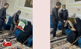 دیدار با خانواده شهید &laquo;شهرکی&raquo; در زاهدان