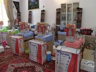 اهدای جهیزیه به نوعروسان نیازمند در بناب