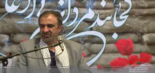 تجدید پیمان استاندار بام ایران با شهدا
