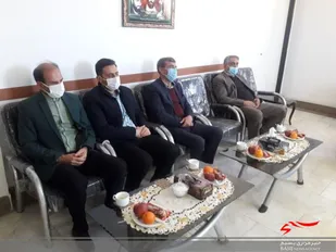 دیدار سرپرست شبکه بهداشت و درمان شهرستان دهاقان با فرمانده ناحیه مقاومت بسیج