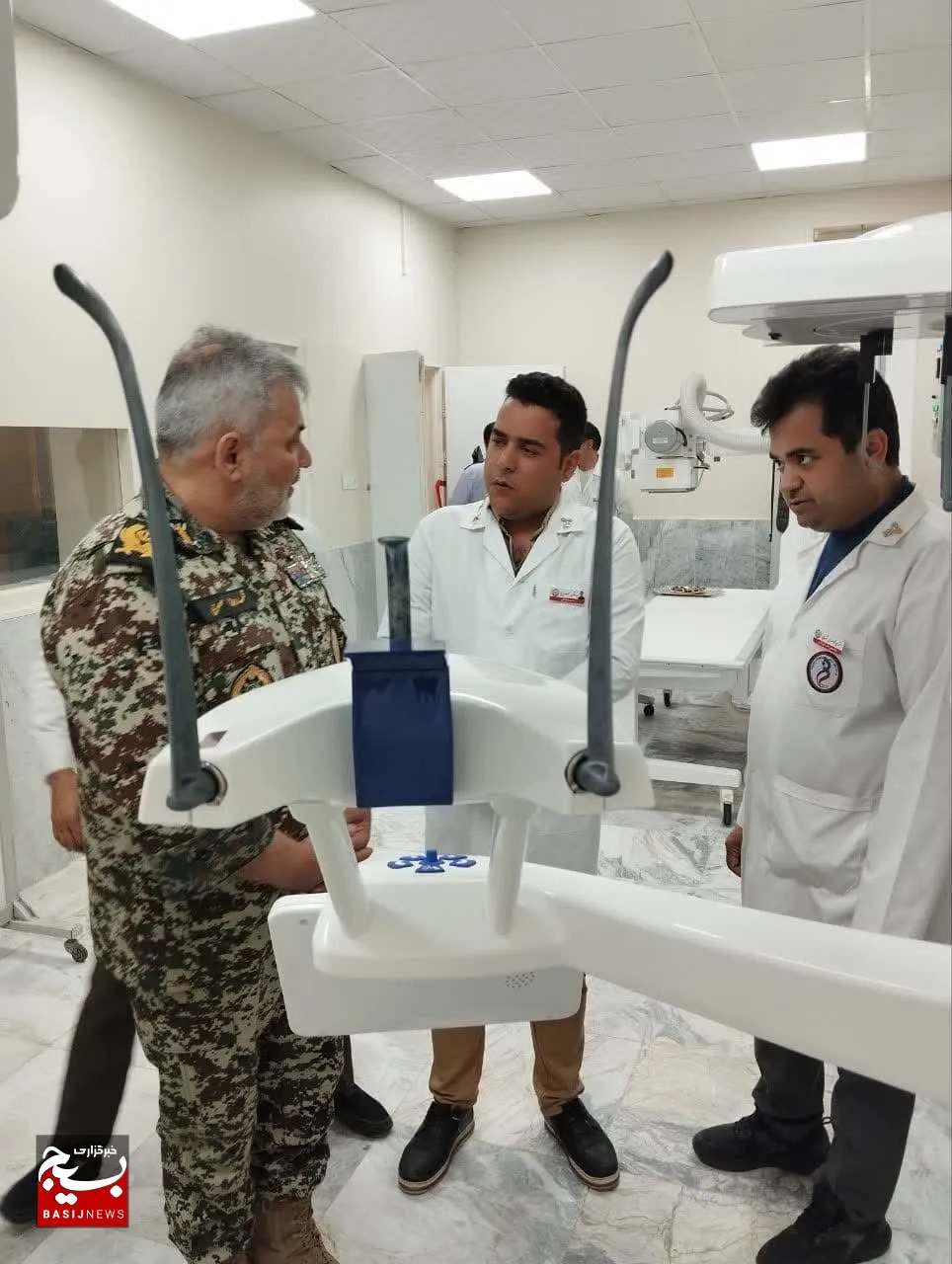 افتتاح واحد OPG بخش رادیولوژی درمانگاه منطقه پدافند هوایی شمال شرق