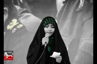 لحظاتی با یک هنرمند بسیجی