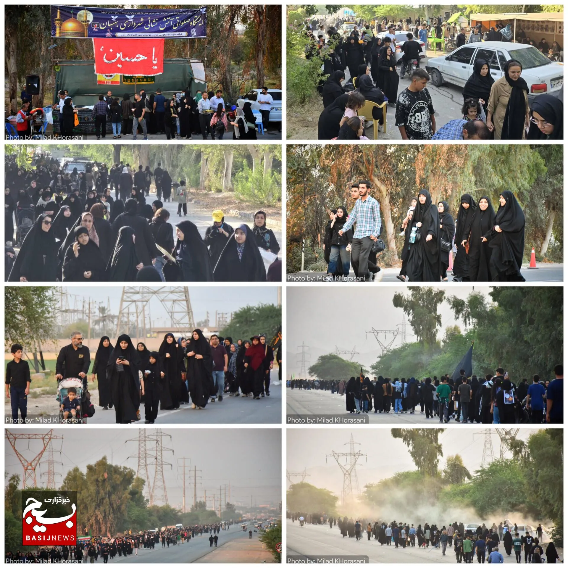 بزرگ‌ترین پیاده‌روی جنوب کشور در بهبهان برگزار شد