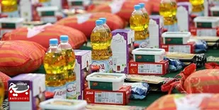 توزیع ۲۵۰ بسته معیشتی بین نیازمندان در قم