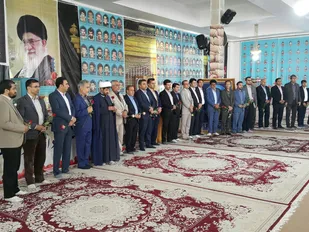 تجدید میثاق مسئولان سلامت استان با شهدای شهر یاسوج + ( تصاویر )