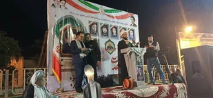 برگزاری مراسم دومین سالگرد شهدای خدمت در شهرستان هویزه