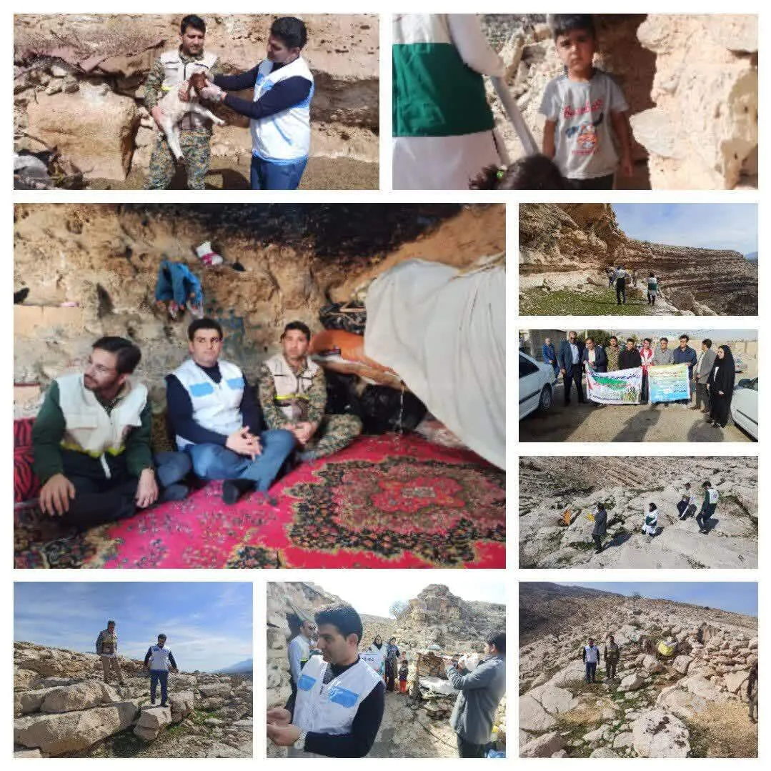 رزمایش جهادی در مناطق عشایری دره شهر اجرا شد.