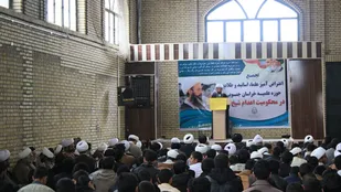 تجمع طلاب و روحانیون بیرجندی در محکومیت اعدام شیخ نمر