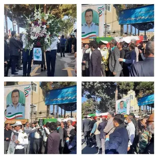 پیکر شهید سرهنگ &laquo;محمد عباسی&raquo; در شاهرود و بسطام تشییع شد