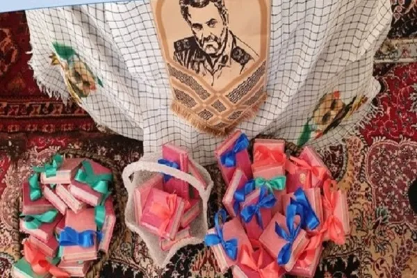 جشن تکلیف دختران دانش آموز در رحمت آباد زرقان برگزار شد