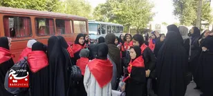 حضور گروه جهادی دختران حرکت با برکت، اشکفتک، در چمن چنگ