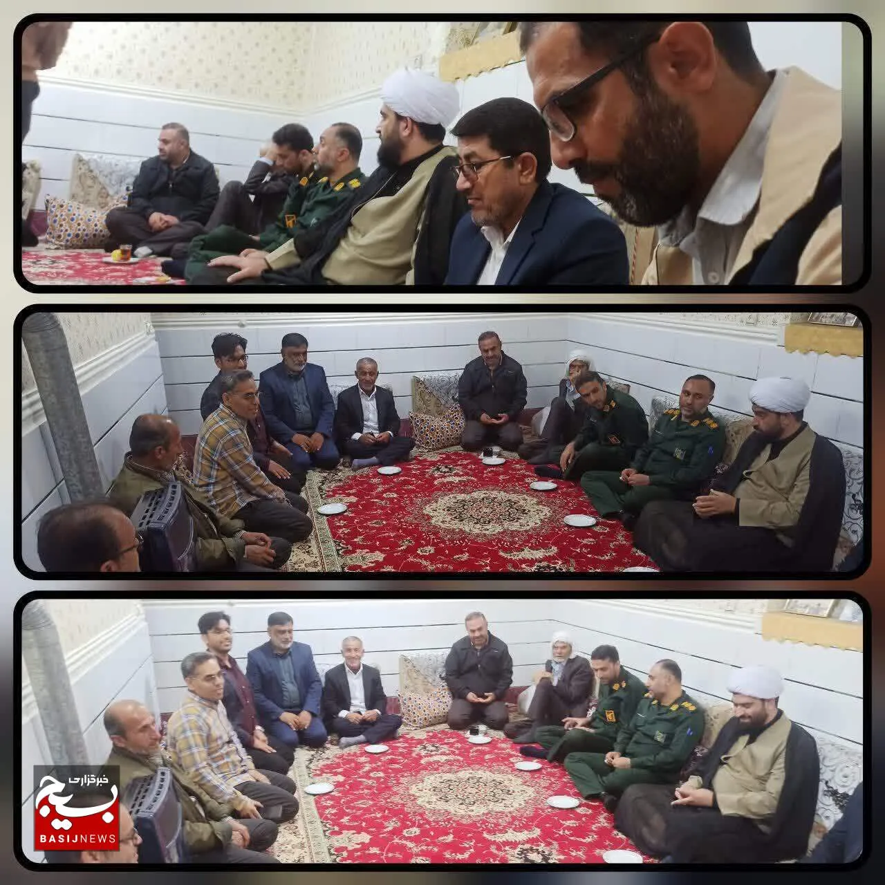 دیدار و تکریم خانواده شهید مفقودالاثر لشکر دره شوری