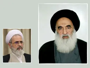 ملاقات حضرت آیت&zwnj;الله العظمی سیستانی و مدیر حوزه های علمیه کشور