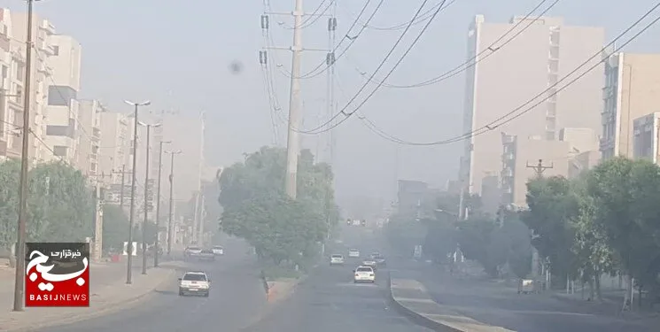 آلودگی هوا در ۲ شهر خوزستان