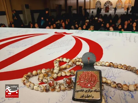 میثاق با شهید گمنام در اردوگاه شهید مسعودیان با حضور نوجوانان
