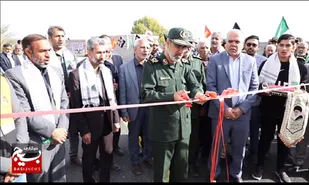 بهره برداری راه روستایی لیمویی با اعتبار 55 میلیارد،دستاورد میز خدمت  بسیج است