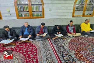 محفل انس با قرآن ویژه بسیجیان سرخه برگزار شد