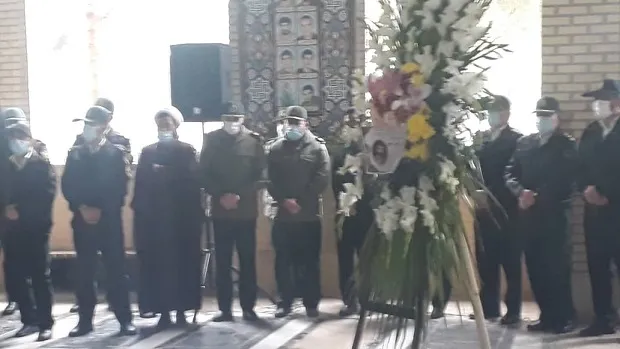 تشییع پیکر مطهر شهید عوضعلی اسدی در شهرستان قدس