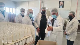 بازدید مسئول سازمان بسیج کارگران و کارخانجات کشور از شرکت سینره یاسوج