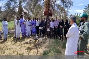کاروان انتقال فناوری پهبادها در کشاورزی در میرجاوه به کار خود پایان داد