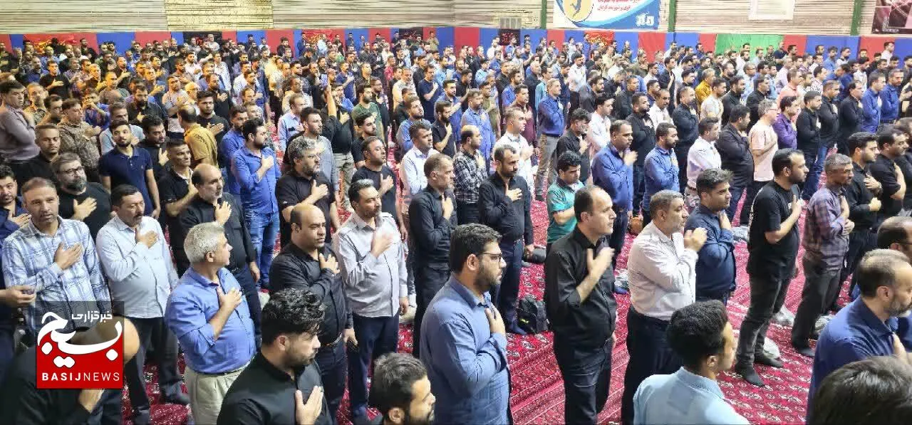 به همت پایگاه مقاومت بسیج کارگری شرکت کشت وصنعت نیشکر امیرکبیر  عزاداری عظیم عاشوراییان در این شرکت  تجلی پیوند ارادت و پیام ایستادگی
