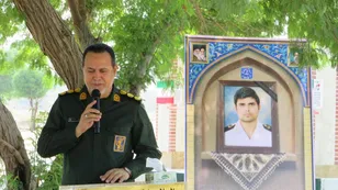 افتتاح المان  گلزار شهید مصطفی پویانفر در دلوار