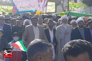 راهپیمایی ۲۲ بهمن خاش پرشور تر از قبل برگزار شد