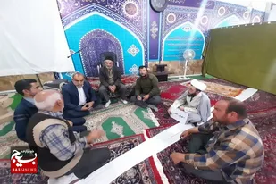 آش باران (شیلام) در سرخه طبخ می شود