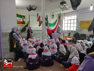 افتتاح واحد بسیج دانش آموزی امیدان ام سلمه روستای مغان شاهرود