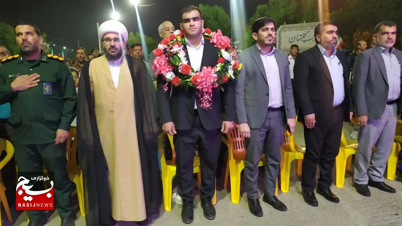 استقبال باشکوه مردم گتوند از قهرمان کشتی جهان