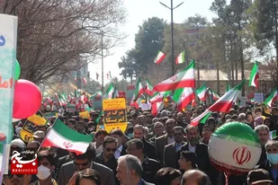مردم دیار سردار دلها با حضور پرشور خود نقشه های شوم دشمن را نقش بر آب کرد