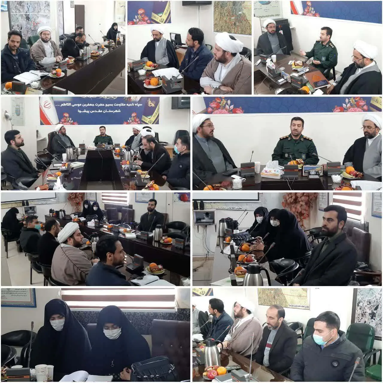 نشست تعلیم و تربیت بسیج دانش آموزی جنوب شرق استان تهران در سپاه ناحیه پیشوا