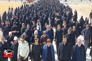 راهپیمایی جاماندگان اربعین حسینی در کبودراهنگ