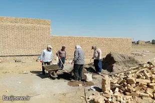 فعالیت گروه جهادی پایگاه شهید امینی در روستای یكن&zwnj;آباد همدان