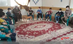 بازدید مسئول تعلیم و تربیت ناحیه فریدونشهر از حلقه شهید حججی پایگاه امام علی (ع)