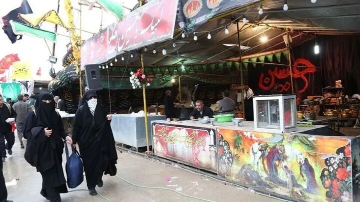 خدمت‌رسانی پنج موکب از شهرستان گناباد به زائران حضرت سیدالشهداء