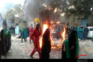مراسم خیمه&zwnj;سوزان در همدان