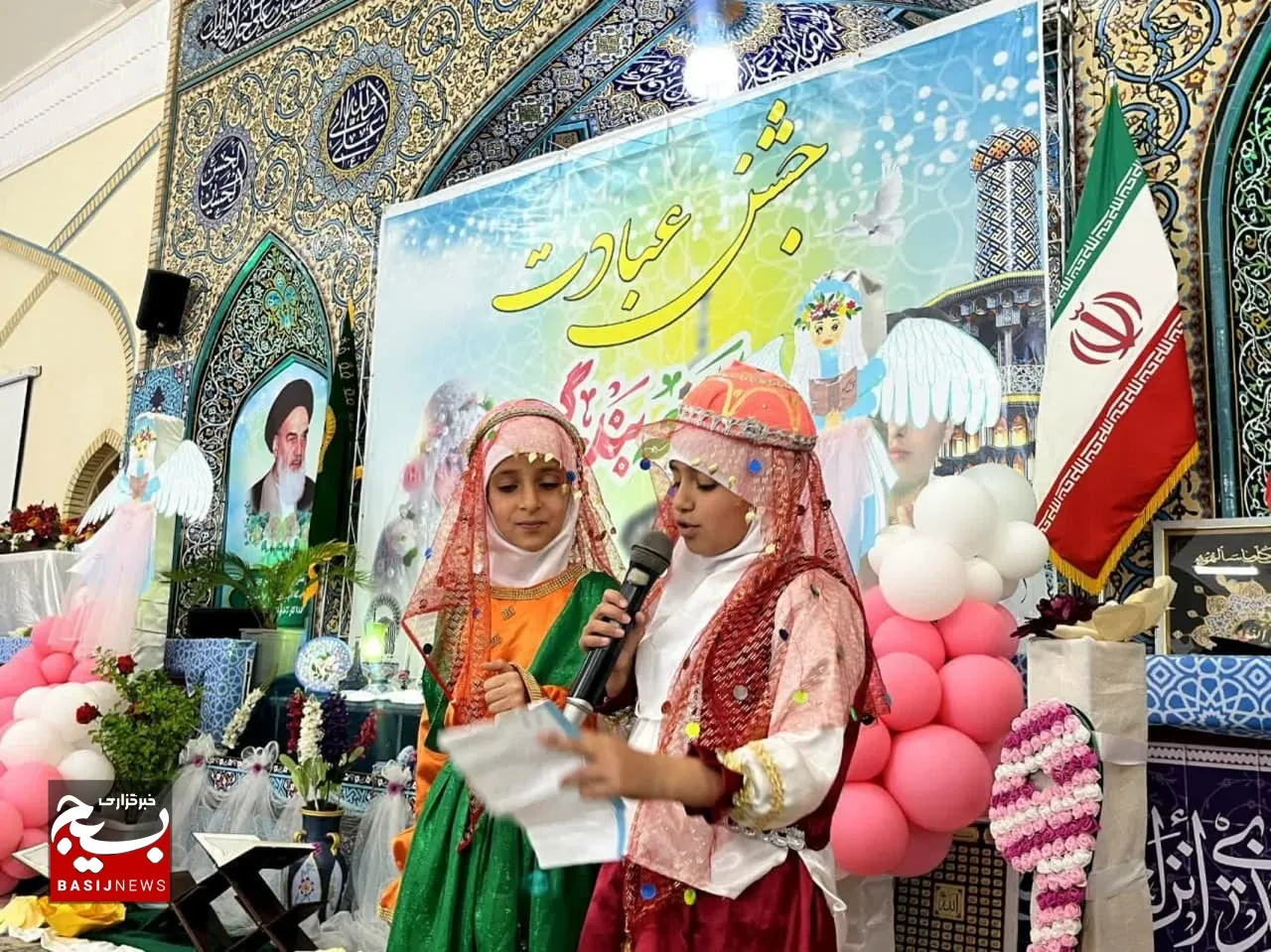 جشن تکلیف دختران آسمانی کاشمر در قاب دوربین بسیج