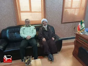 دیدار بسیجیان حوزه مقاومت امام خمینی(ره) شهر تاکستان با مسوولان انتظامی این شهر