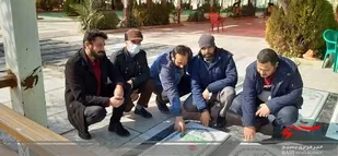اعضای گردان دوم امام حسین (ع) لشکر ۱۷ با خانواده شهید سراجی دیدار کردند+ تصاویر