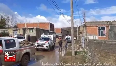 امدادرسانی به مناطق متاثر از سیل و اعزام دو تیم ۴ نفره توسط جمعیت هلال احمر شهرستان شاهرود
