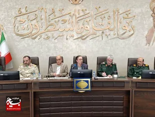 جلسه منطقه&zwnj;ای قرارگاه شهید شاطری سپاه پاسداران &laquo;قوانین بودجه ۱۴۰۴&raquo; به میزبانی سپاه استان قزوین برگزار شد