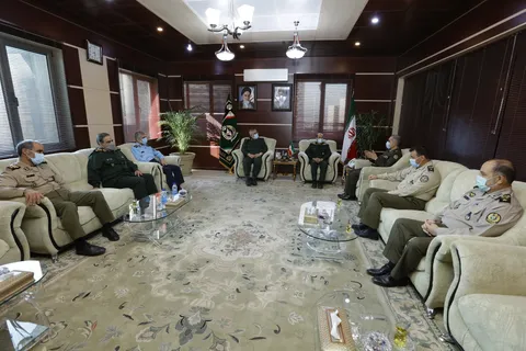 دیدار فرماندهان ارشد سپاه پاسداران با وزیر دفاع جدید