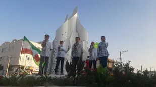 اجرای برنامه کاروان آوای غدیر در نقاط مختلف شهر شاهرود+ تصاویر