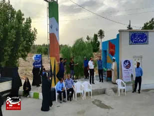 افتتاح موکب خدام الحسین (ع)در روستای گلکی تنگستان