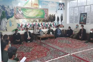 دیدار با امام جمعه با فرماندهان نظامی و انتظامی، فرماندار و جمعی از مسئولان شهرستان اقلید